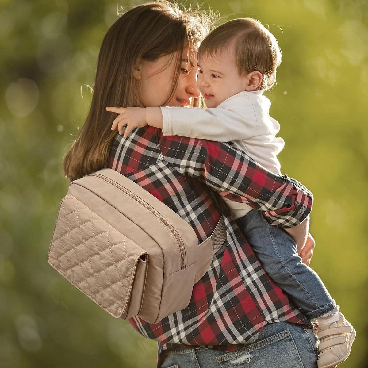 Small Diaper Bag, Mini Sling Diaper Bag with Portable Changing Pad