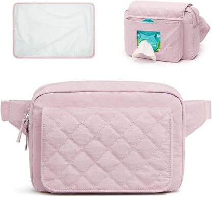 Small Diaper Bag, Mini Sling Diaper Bag with Portable Changing Pad
