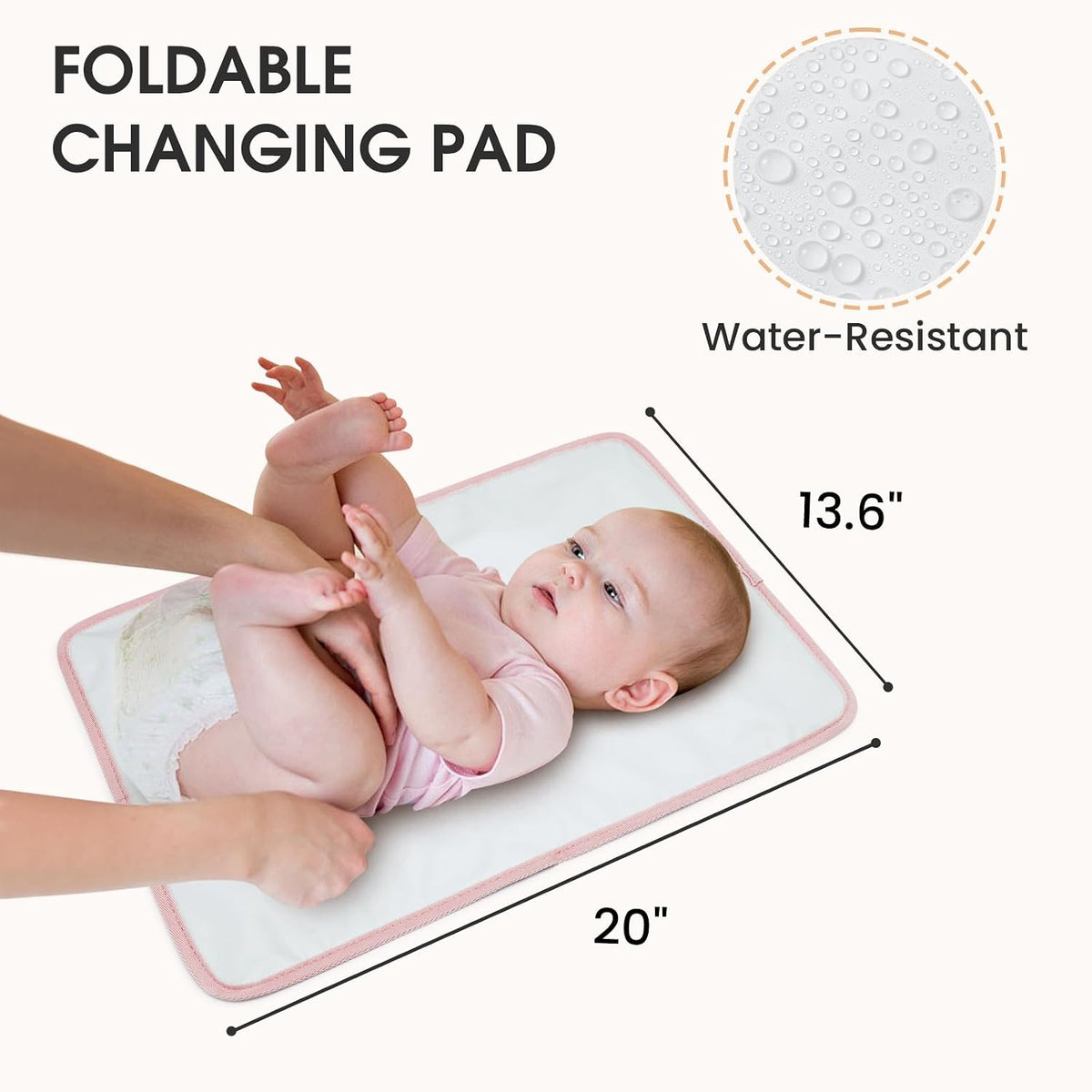 Small Diaper Bag, Mini Sling Diaper Bag with Portable Changing Pad