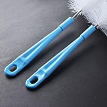 8-Pack Bottle Cleaning Brush Set - Long Handle Bottle Cleaner for Washing Narrow Wine/Beer Bottle, Thermos, Hummingbird Feeder, Sport Well, Plus Kettle/Straw Brush