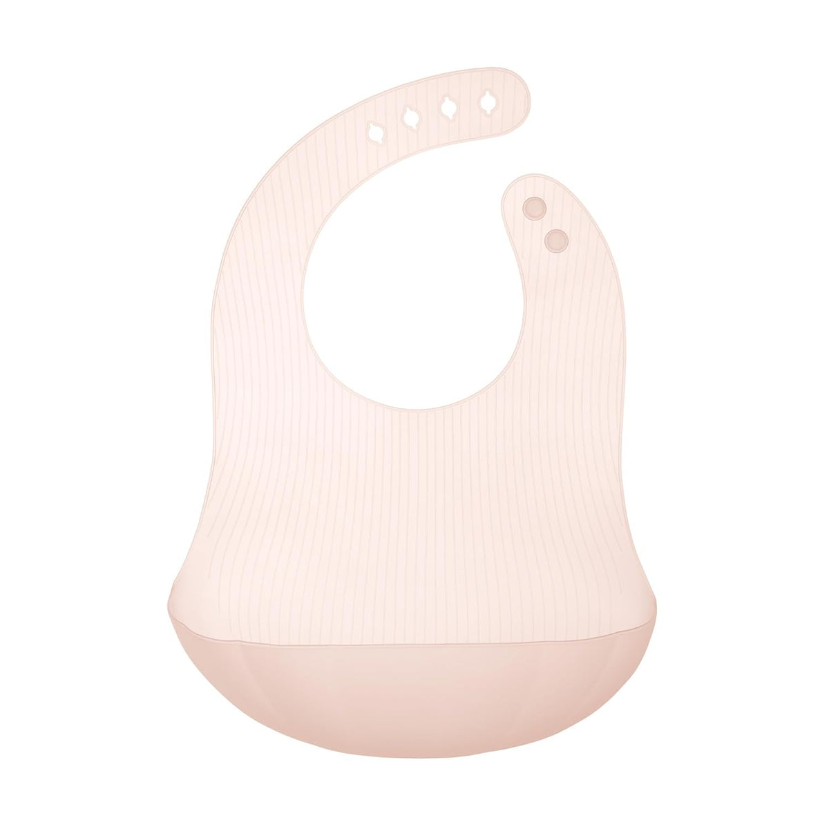 Advanced Feeding Set Fold N Go Silicone Baby Bib w Travel Case (Coral)