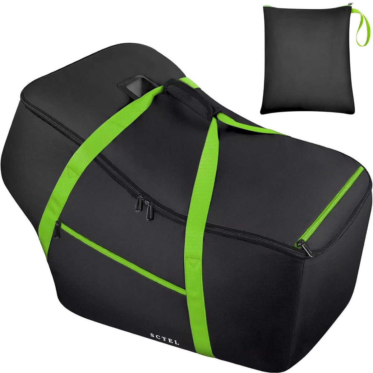 SCTEL Infant Car Seat Travel Bag Fits Car Seats with Anti-Rebound Bar Base