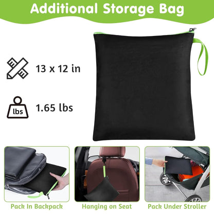 SCTEL Infant Car Seat Travel Bag Fits Car Seats with Anti-Rebound Bar Base