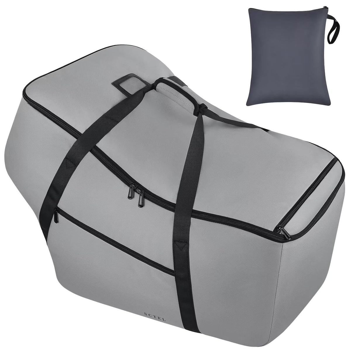 SCTEL Infant Car Seat Travel Bag Fits Car Seats with Anti-Rebound Bar Base