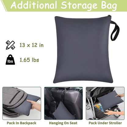 SCTEL Infant Car Seat Travel Bag Fits Car Seats with Anti-Rebound Bar Base