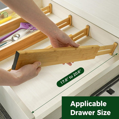 Dresser Drawer Dividers, 4" High Black Drawer Organizers Clothes