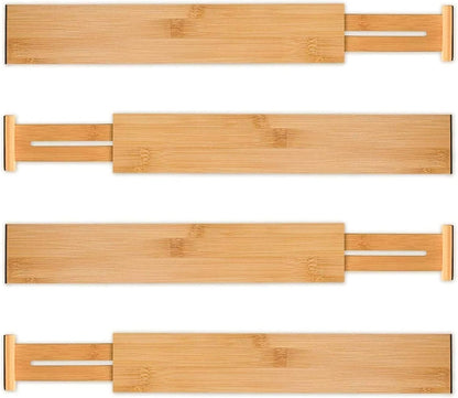 Dresser Drawer Dividers, 4" High Black Drawer Organizers Clothes