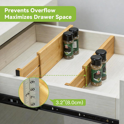 Dresser Drawer Dividers, 4" High Black Drawer Organizers Clothes