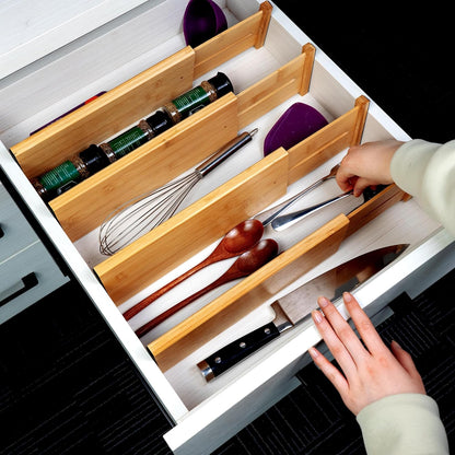 Dresser Drawer Dividers, 4" High Black Drawer Organizers Clothes