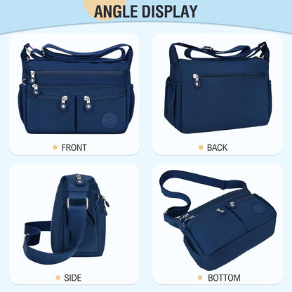 Nylon Crossbody Bags for Women Travel Purses Shoulder Bag Handbags