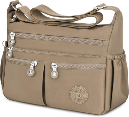 Nylon Crossbody Bags for Women Travel Purses Shoulder Bag Handbags
