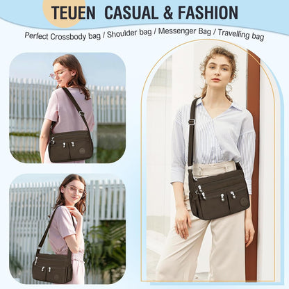 Nylon Crossbody Bags for Women Travel Purses Shoulder Bag Handbags
