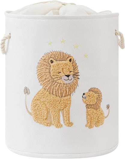 Baby Hamper Extra Large Nursery Hamper, 58L Kids Toys Basket Laundry Basket for Baby's Dirty Clothes Collapsible Storage Basket Canvas Clothes Hamper Toy Box Dorm Room Essentials for College