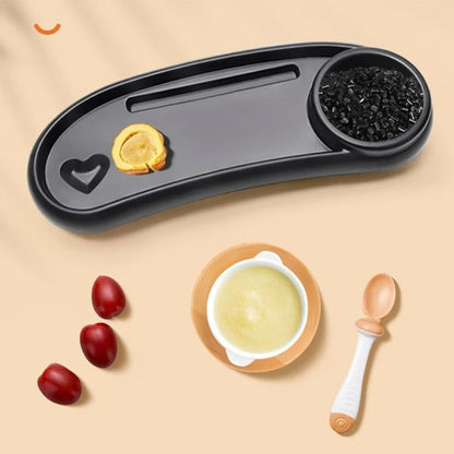 Stroller Snack Tray, Universal Stroller Food Tray with Cup Holder, Universal Stroller Tray, Removable Baby Snack Tray with Adjustable Buckle and Hooks. (1 x Upgraded Trolley Plate 2 x Hooks)