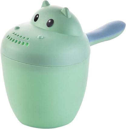Baby Bath Rinse Cup, Fun Hippo Bath Water Pourer for Kids with Easy-Fill Design, Gentle Shower for Hair Rinsing, Safe PP Material, Baby Water Pourer
