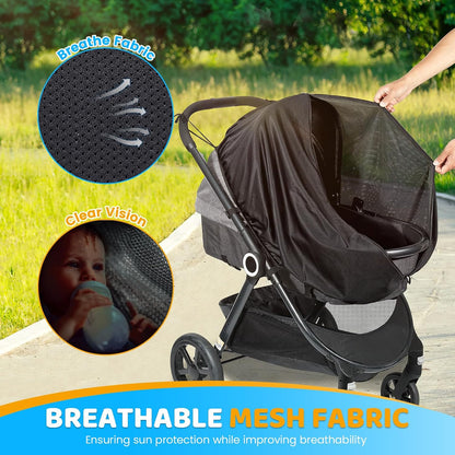 Sunshade Extension Compatible with Doona - All-Around Protection for Summer