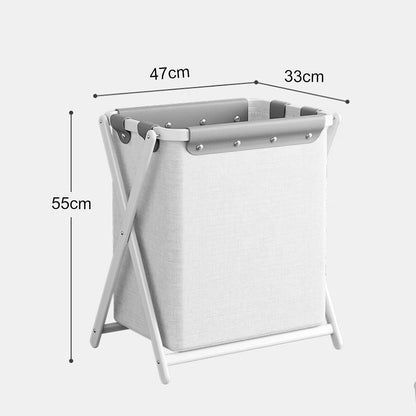 Laundry Hampers, Dirty Clothes Basket, Removable Liner, X Metal Bracket, Blanket Basket for Laundry Room, Bedroom, Children's Room, Bathroom