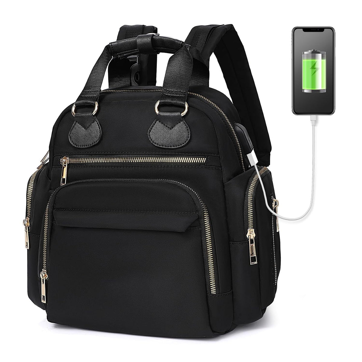Small Diaper bag Backpack Mini Baby Bag with Changing Pad