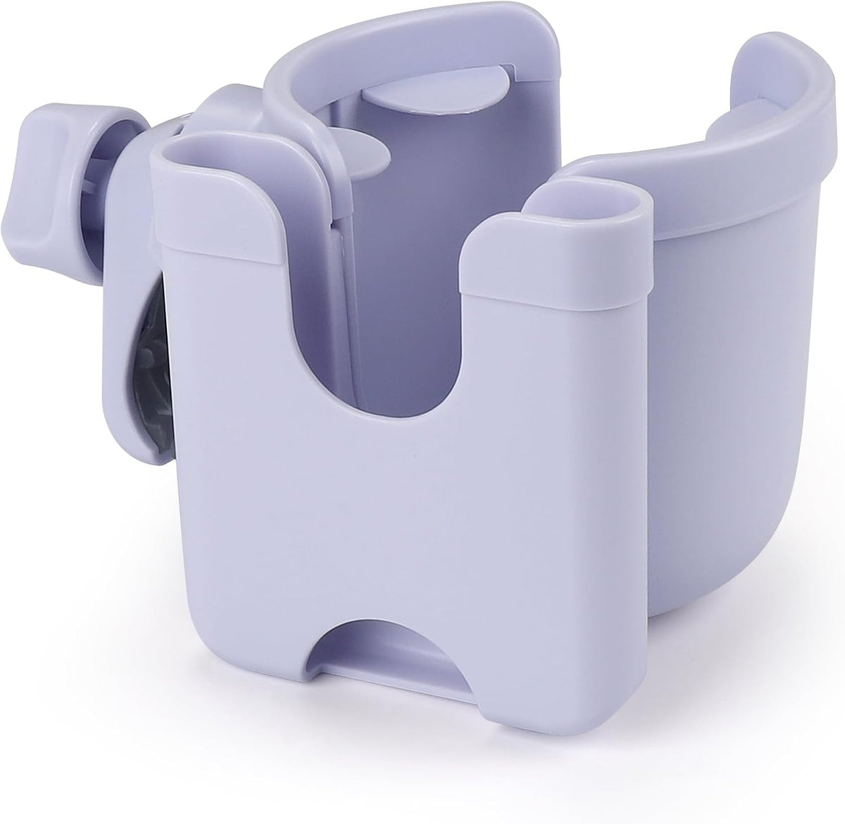 Stroller Cup Holder with Phone Holder, Bike Cup Holder, Universal Cup Holder for Uppababy Nuna Strollers, 2-in-1 Drinks Holder for Walker, Wheelchair, Scooter - Colors B
