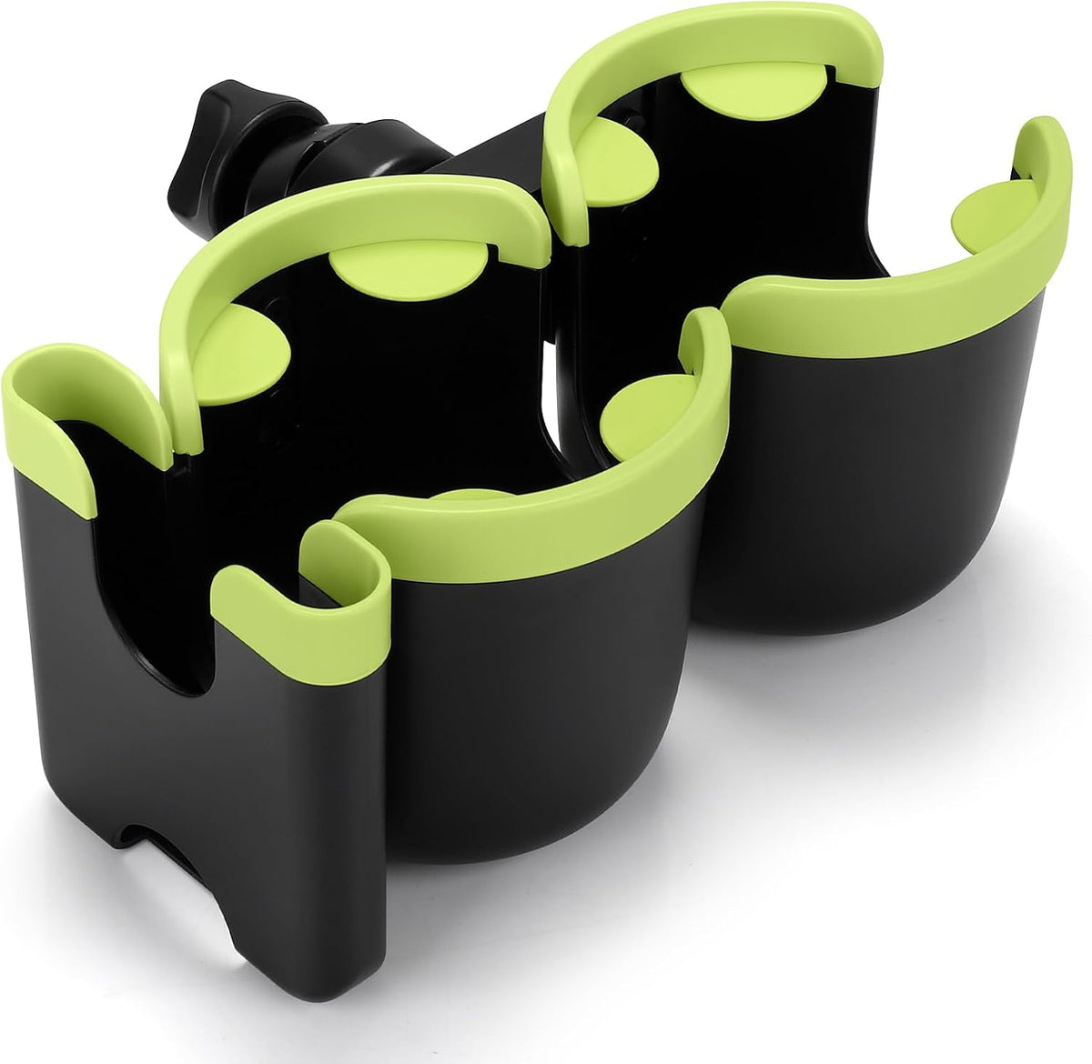 Stroller Cup Holder with Phone Holder, Bike Cup Holder, Universal Cup Holder for Uppababy Nuna Strollers, 2-in-1 Drinks Holder for Walker, Wheelchair, Scooter - Colors B