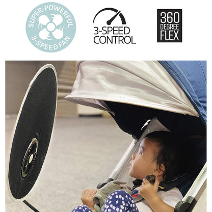 COOLSHADE UPF50 Sunshade by BUGGYGEAR - Easy Folding and Take with You Anywhere - Clamp it on a Chair or Baby Stroller - Collapsible, Compact, and Easy to Use - Protect Your Babys from The Sun
