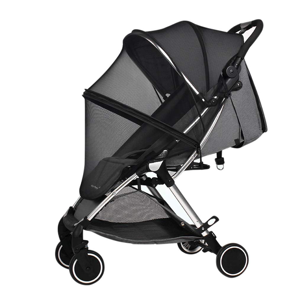 Waterproof Baby Stroller Sun Rain Cover UV Protection Adjustable Blackout Canopy for Travel Park Zoo