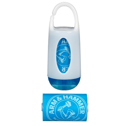 Arm & Hammer Diaper Bag Dispenser & Bags (Blue)
