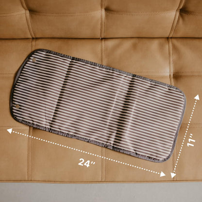 Parker Baby Portable Changing Pad for Diapers | Large & Travel-Friendly Baby Diapers Changing Pad | Leak Free & Washable | Foldable Diaper Mat for Nursery | Padded for Extra Comfort | For All Surfaces