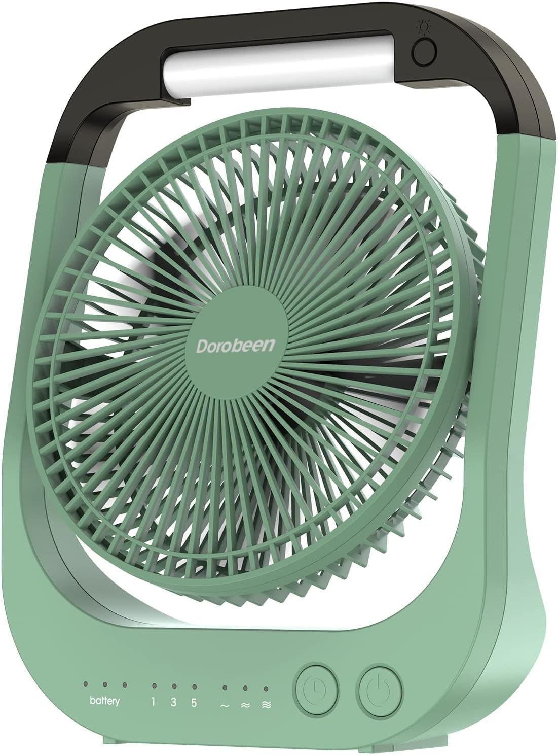 Portable Stroller Fan, Baby Stroller Fan, 5000mAh Battery Powered Fan, Portable Fan for Stroller, Desk, Travel, Car