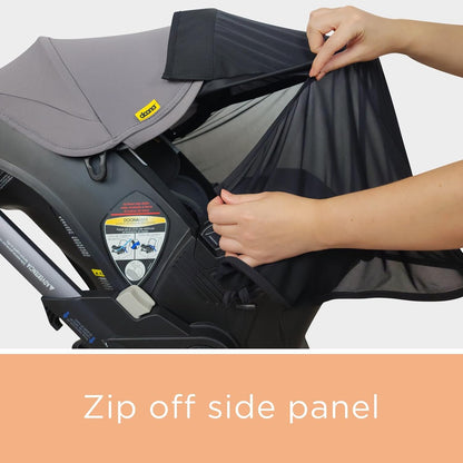 Baby Stroller Sun Shade Cover | Stroller Shade Extender for Sun | Canopy Extender with Full Coverage | Universal Baby Sunshade Accessories for Summer | Bug Net Protection Cover Attachment for Outdoor
