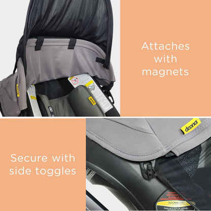 Baby Stroller Sun Shade Cover | Stroller Shade Extender for Sun | Canopy Extender with Full Coverage | Universal Baby Sunshade Accessories for Summer | Bug Net Protection Cover Attachment for Outdoor