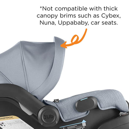 Baby Stroller Sun Shade Cover | Stroller Shade Extender for Sun | Canopy Extender with Full Coverage | Universal Baby Sunshade Accessories for Summer | Bug Net Protection Cover Attachment for Outdoor