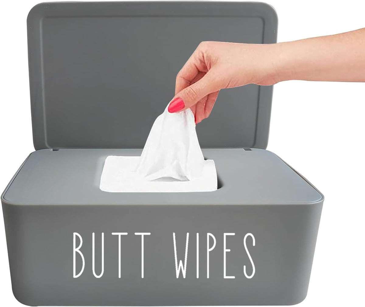 Butt Wipes Dispenser 7.28" L * 4.80" W * 2.75" H