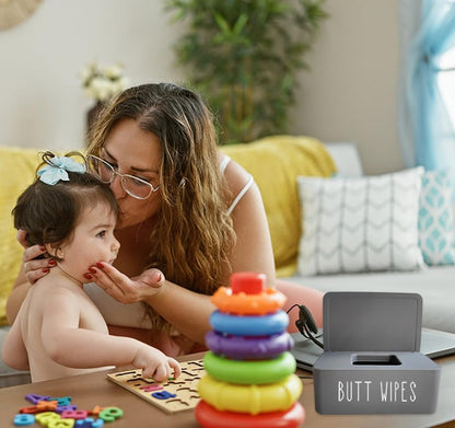 Butt Wipes Dispenser 7.28" L * 4.80" W * 2.75" H