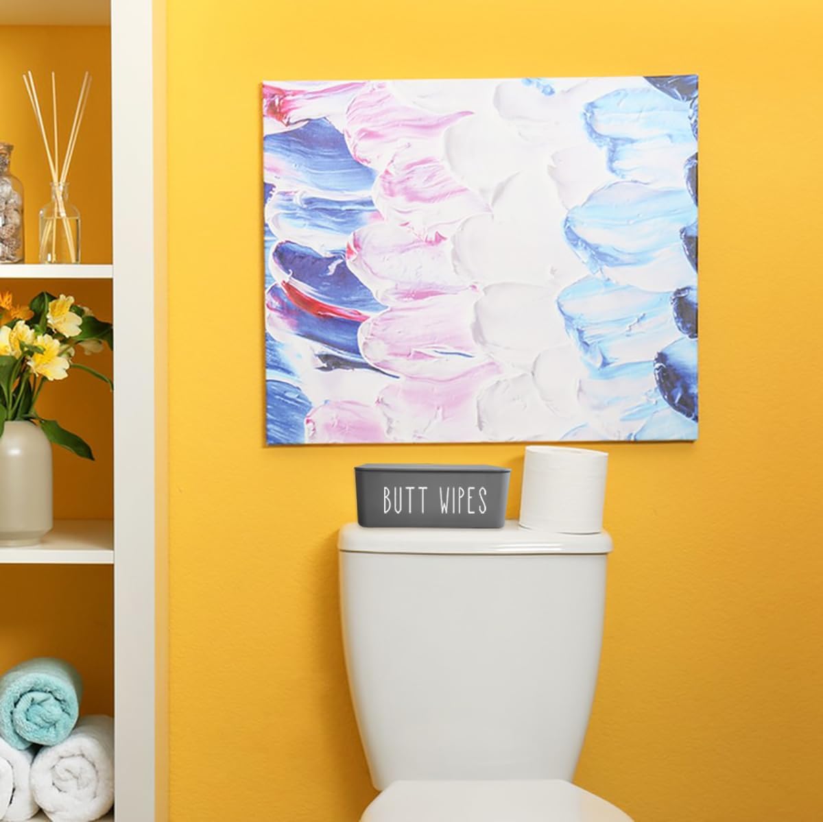Butt Wipes Dispenser 7.28" L * 4.80" W * 2.75" H