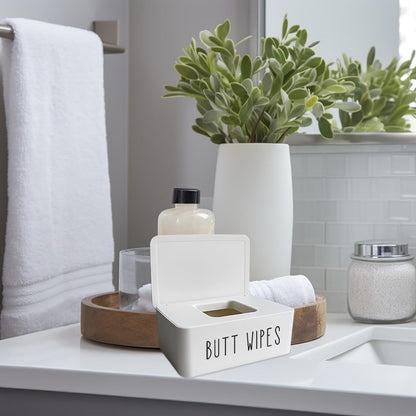 Butt Wipes Dispenser 7.28" L * 4.80" W * 2.75" H