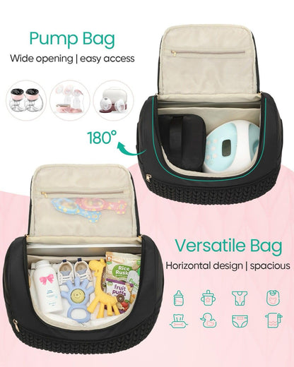 Breast Pump Bag for Spectra S1/S2 & Medela with Insulated Cooler