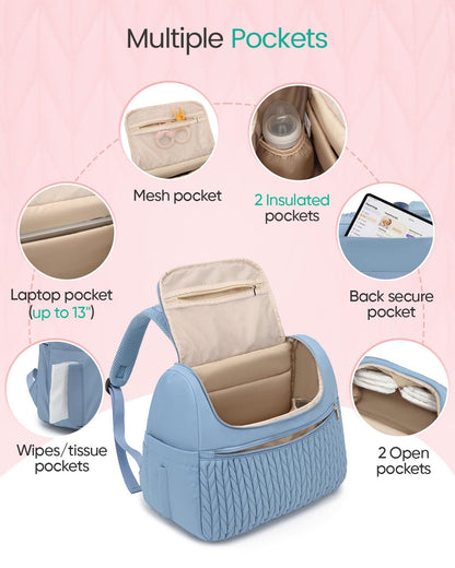 Breast Pump Bag for Spectra S1/S2 & Medela with Insulated Cooler