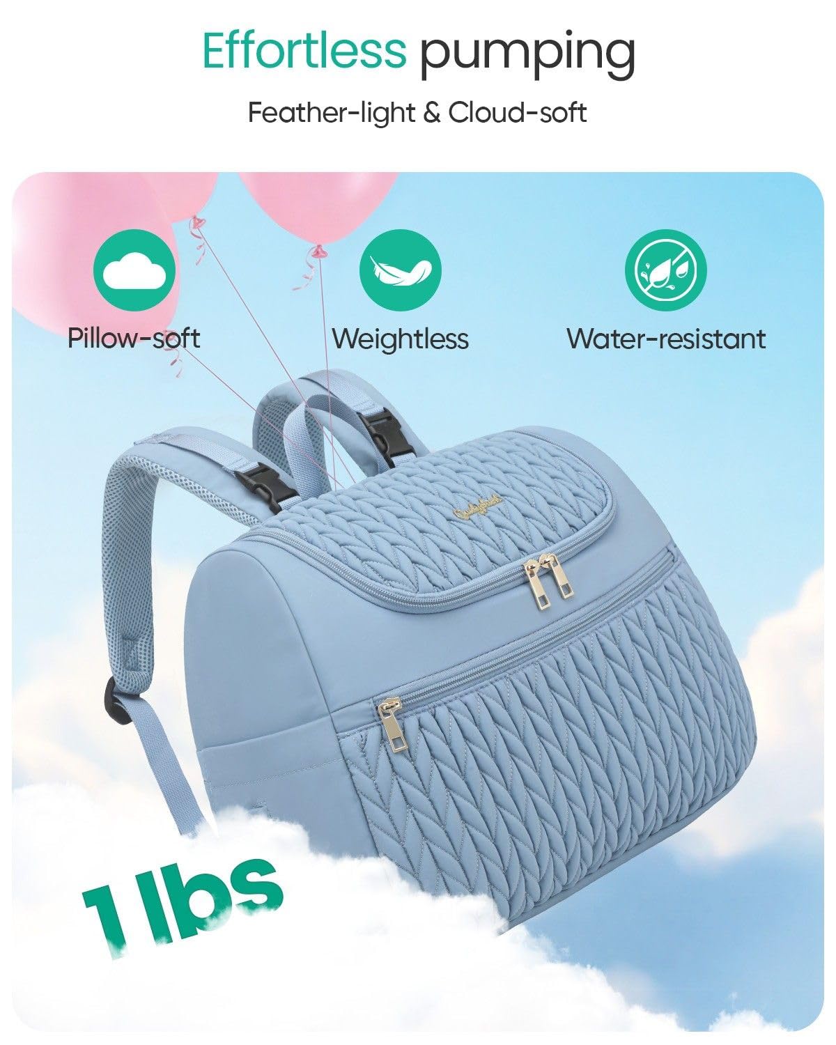 Breast Pump Bag for Spectra S1/S2 & Medela with Insulated Cooler