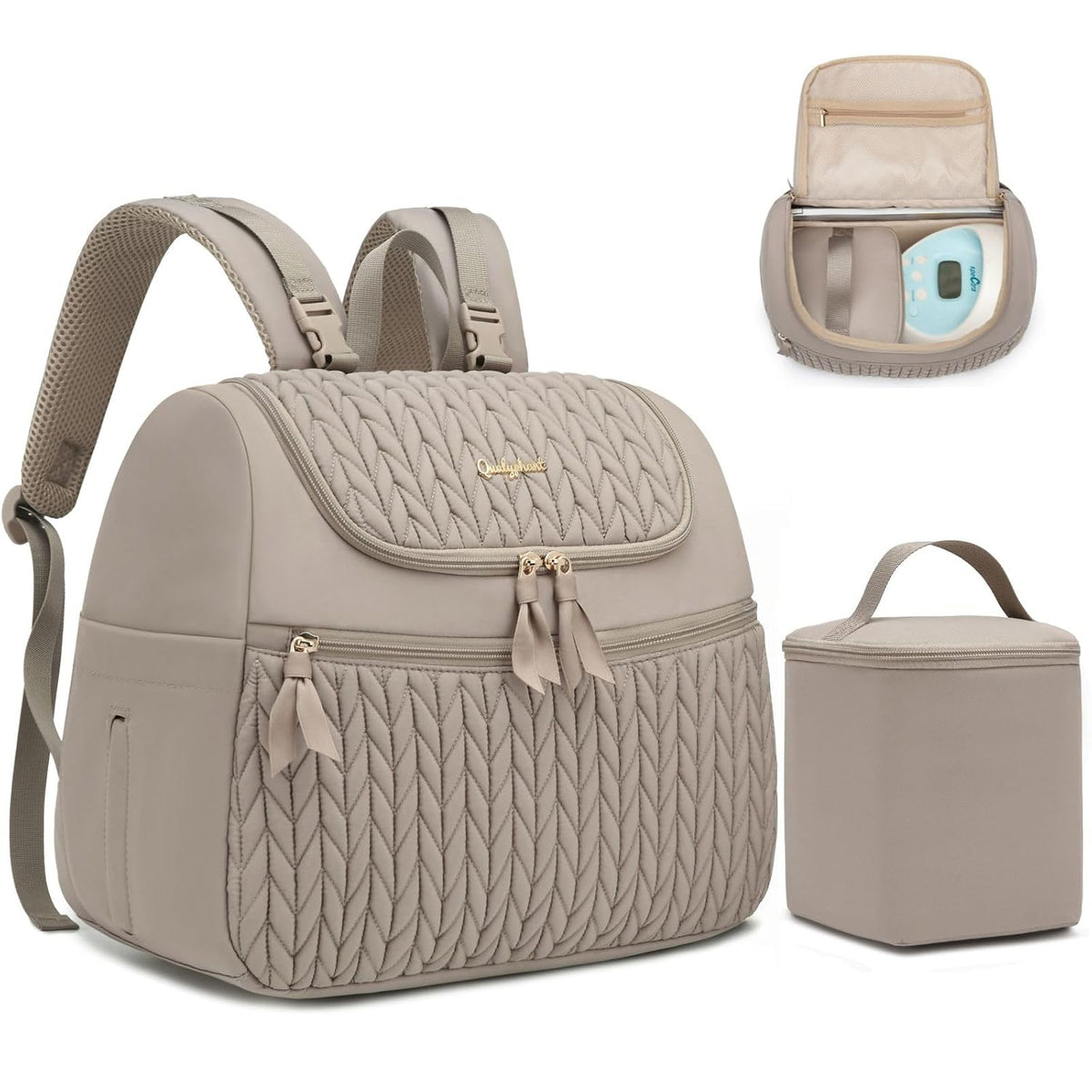 Breast Pump Bag for Spectra S1/S2 & Medela with Insulated Cooler