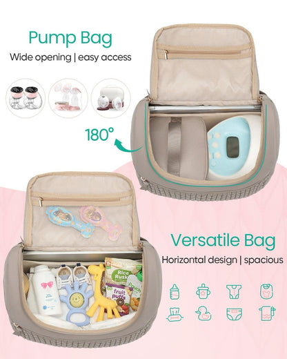 Breast Pump Bag for Spectra S1/S2 & Medela with Insulated Cooler
