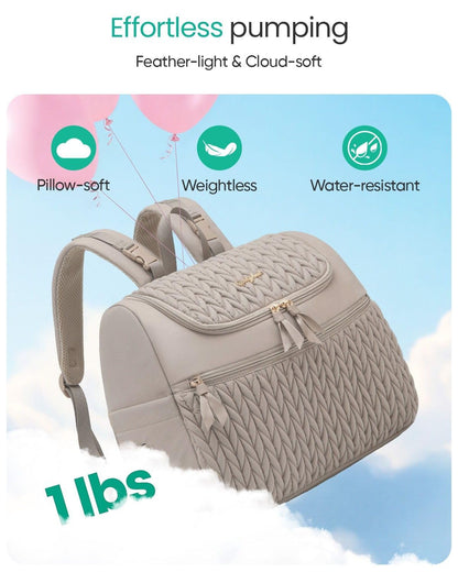 Breast Pump Bag for Spectra S1/S2 & Medela with Insulated Cooler