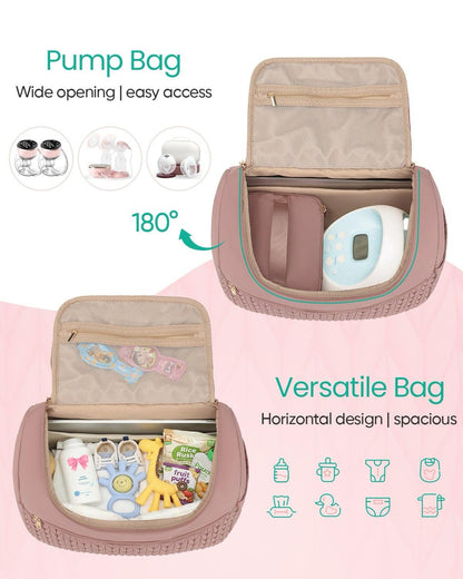 Breast Pump Bag for Spectra S1/S2 & Medela with Insulated Cooler