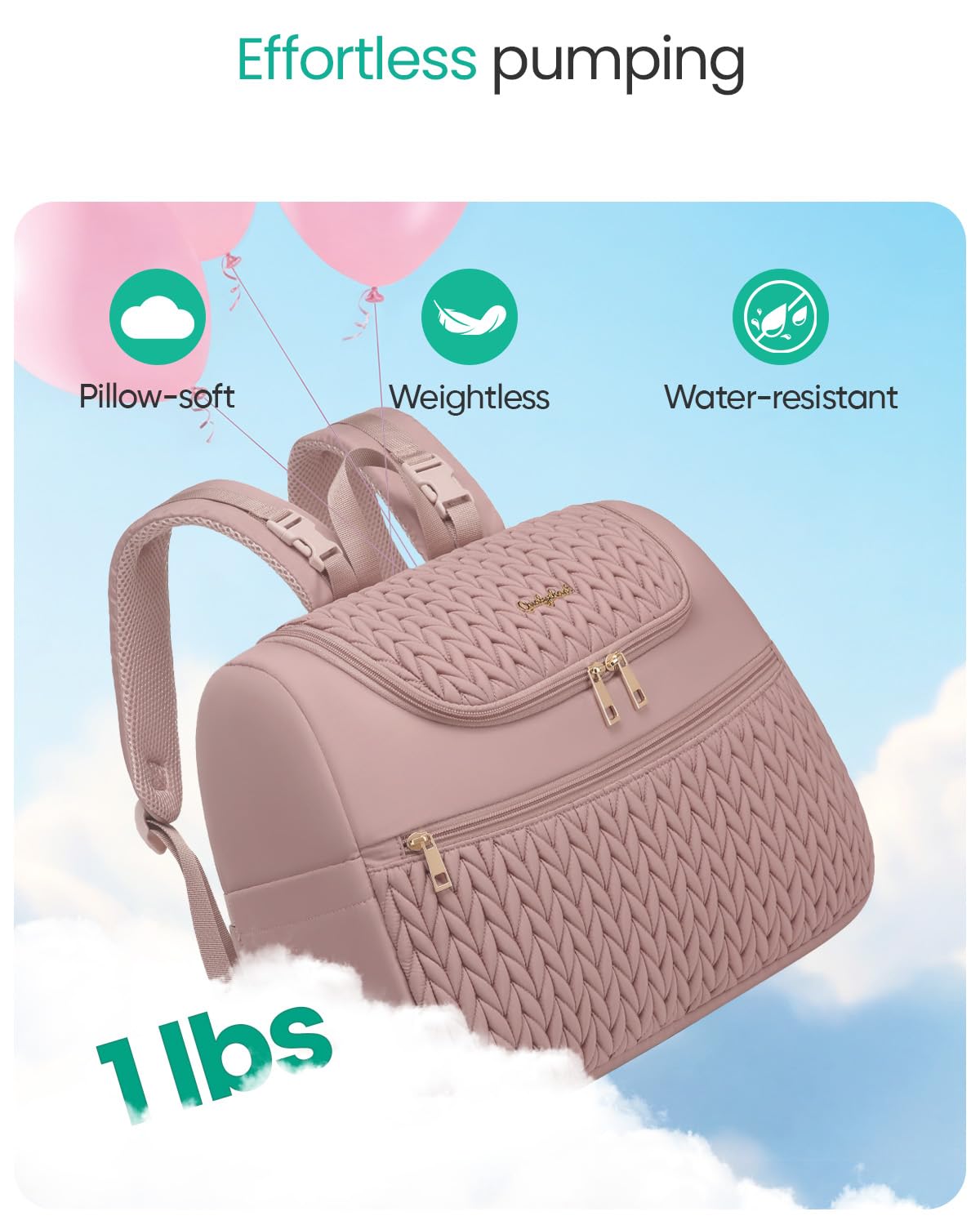 Breast Pump Bag for Spectra S1/S2 & Medela with Insulated Cooler