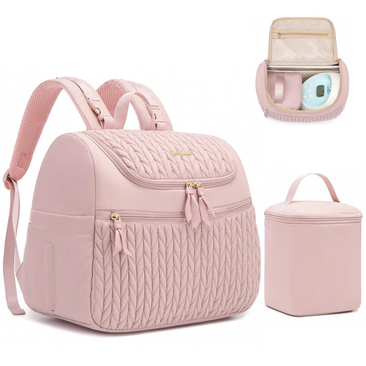 Breast Pump Bag for Spectra S1/S2 & Medela with Insulated Cooler
