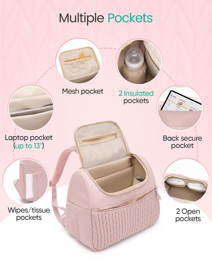 Breast Pump Bag for Spectra S1/S2 & Medela with Insulated Cooler