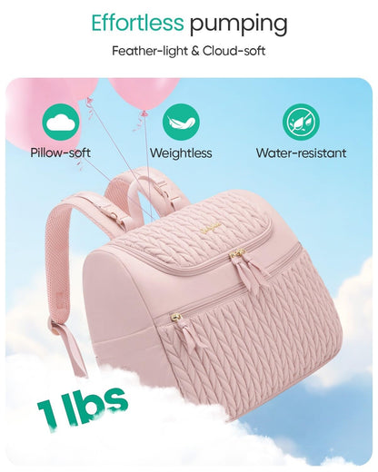 Breast Pump Bag for Spectra S1/S2 & Medela with Insulated Cooler
