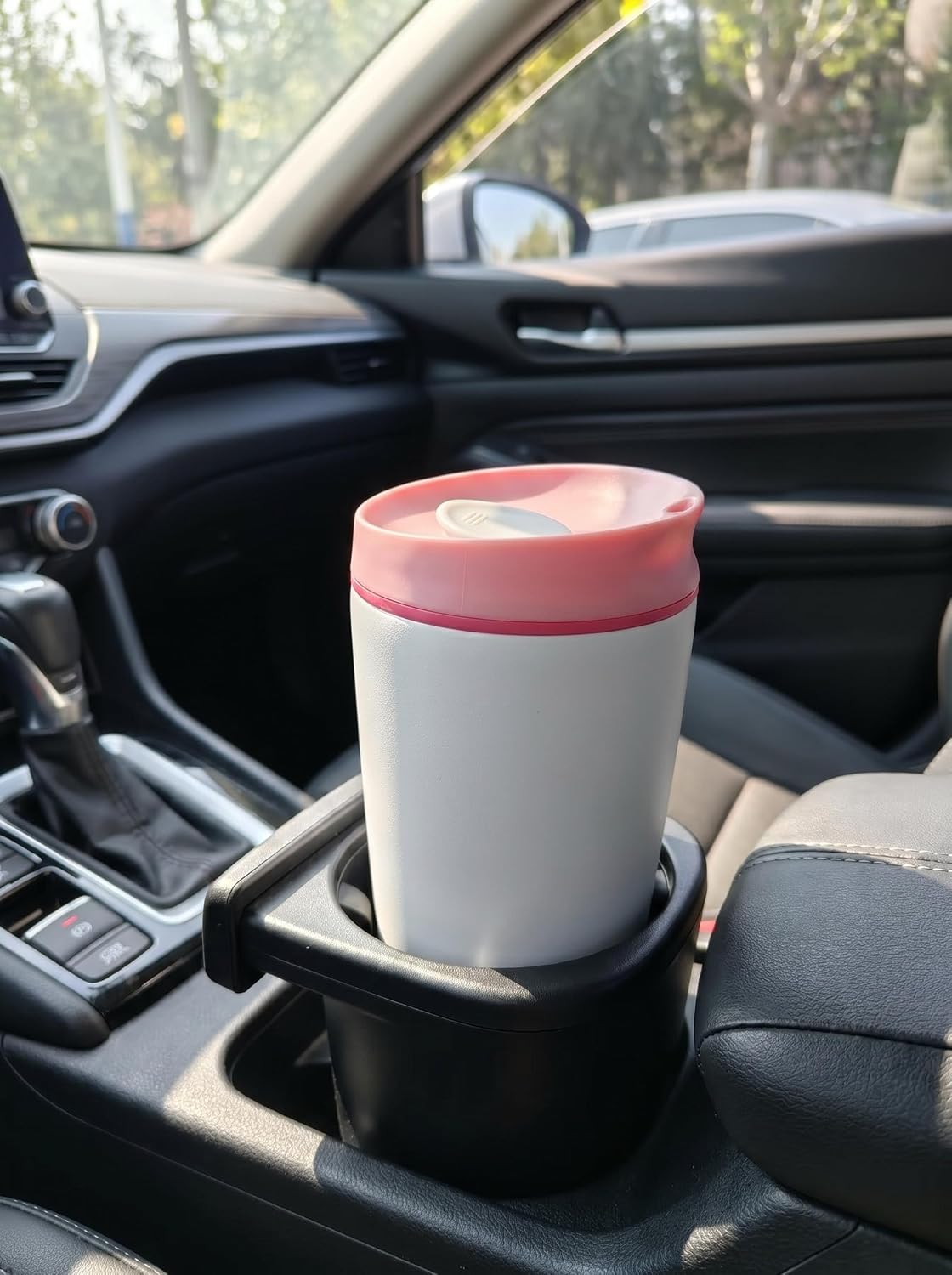 Insulated Travel Coffee Tumbler, Stainless Steel, Leak Proof, BPA Free, 12 oz (black)