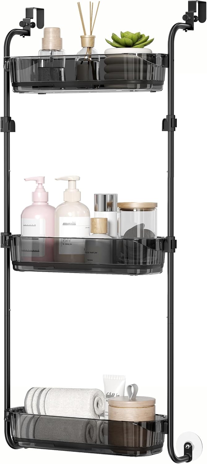 Over the Door Organizer, 6-Tier Hanging Door Organizer White