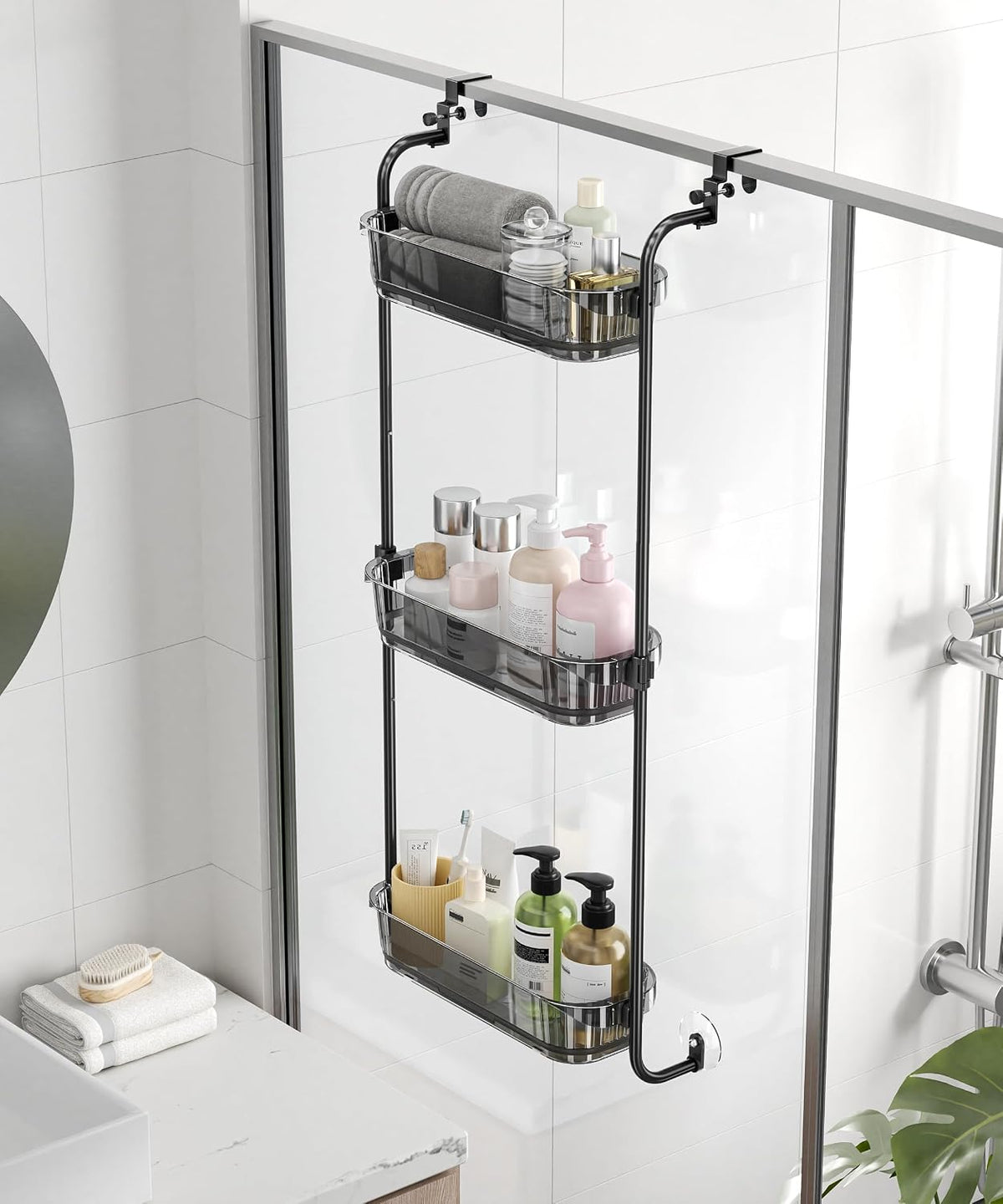 Over the Door Organizer, 6-Tier Hanging Door Organizer White